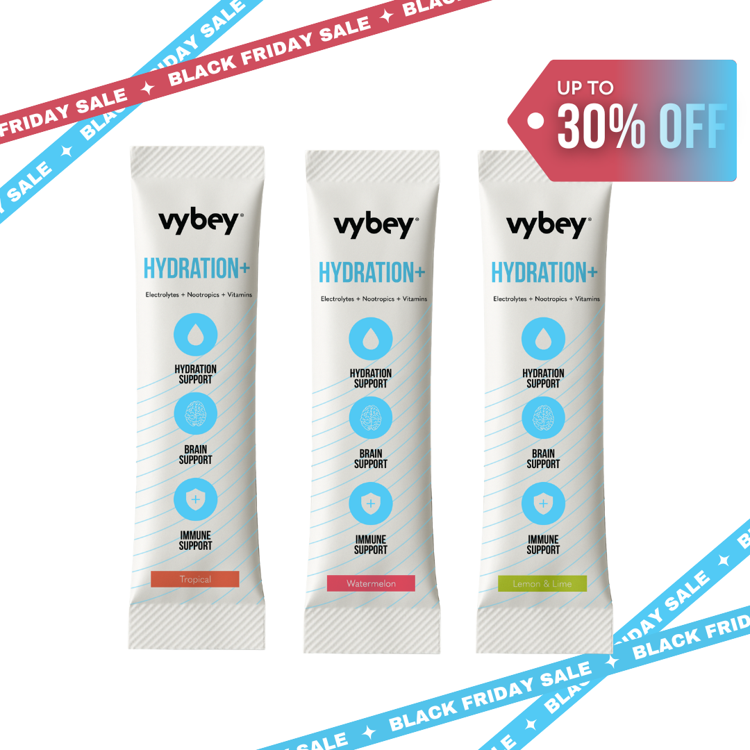 vybey Smart Hydration+ | Electrolytes + Nootropics + Prebiotics