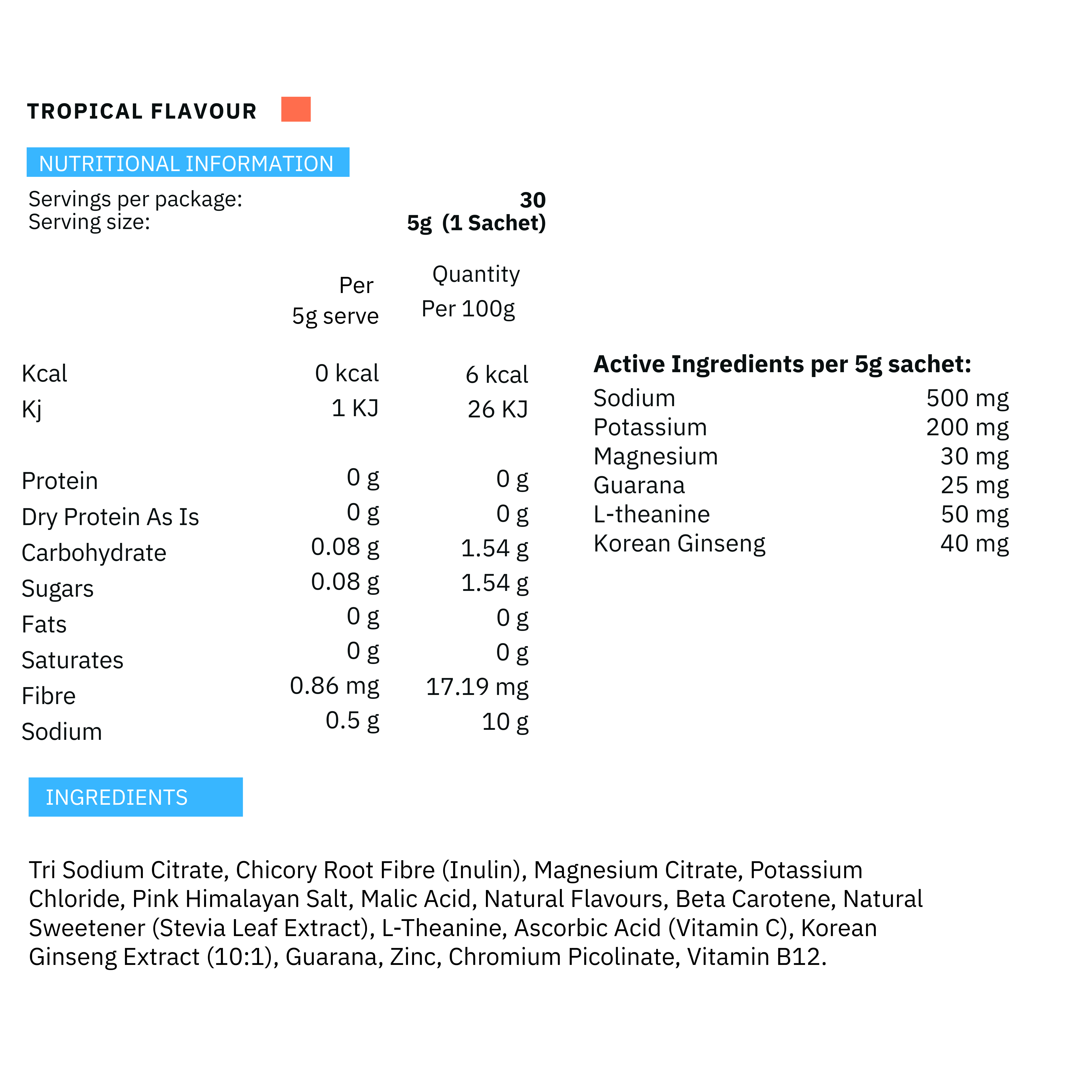 vybey Smart Hydration+ | Electrolytes + Nootropics + Prebiotics